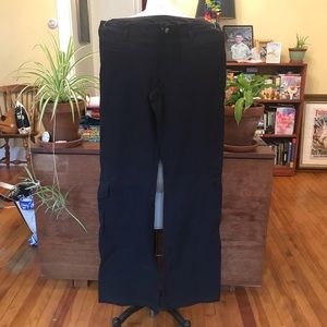 Athleta black flare leg pants